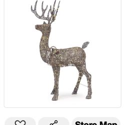 Meadow Froost ANIMATED LED BROWNN DEER  NEW 