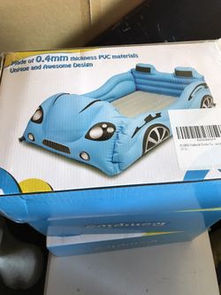 kId Blowup Mattress Car Bed