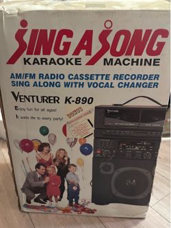 Venturer K-890 Sing A Song Karaoke Machine