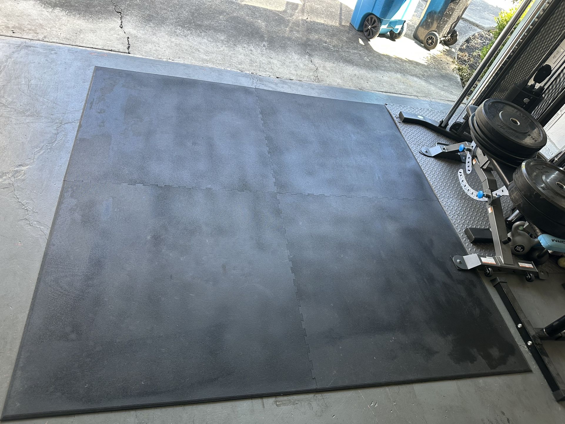 Large Square Workout Mat