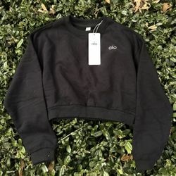 Alo Cropped Sweat Shirt 