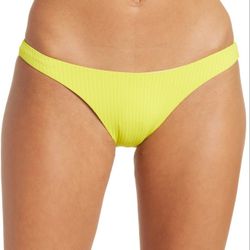 VYB Eye Candy Scoop Bikini Bottoms, yellow, Size Medium