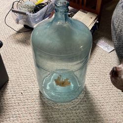 Old Glass Water Bottle
