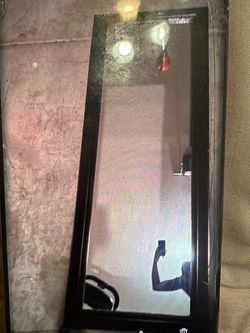 Brown rectangle large full length mirror