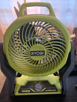 Ryobi 18vlt Fan