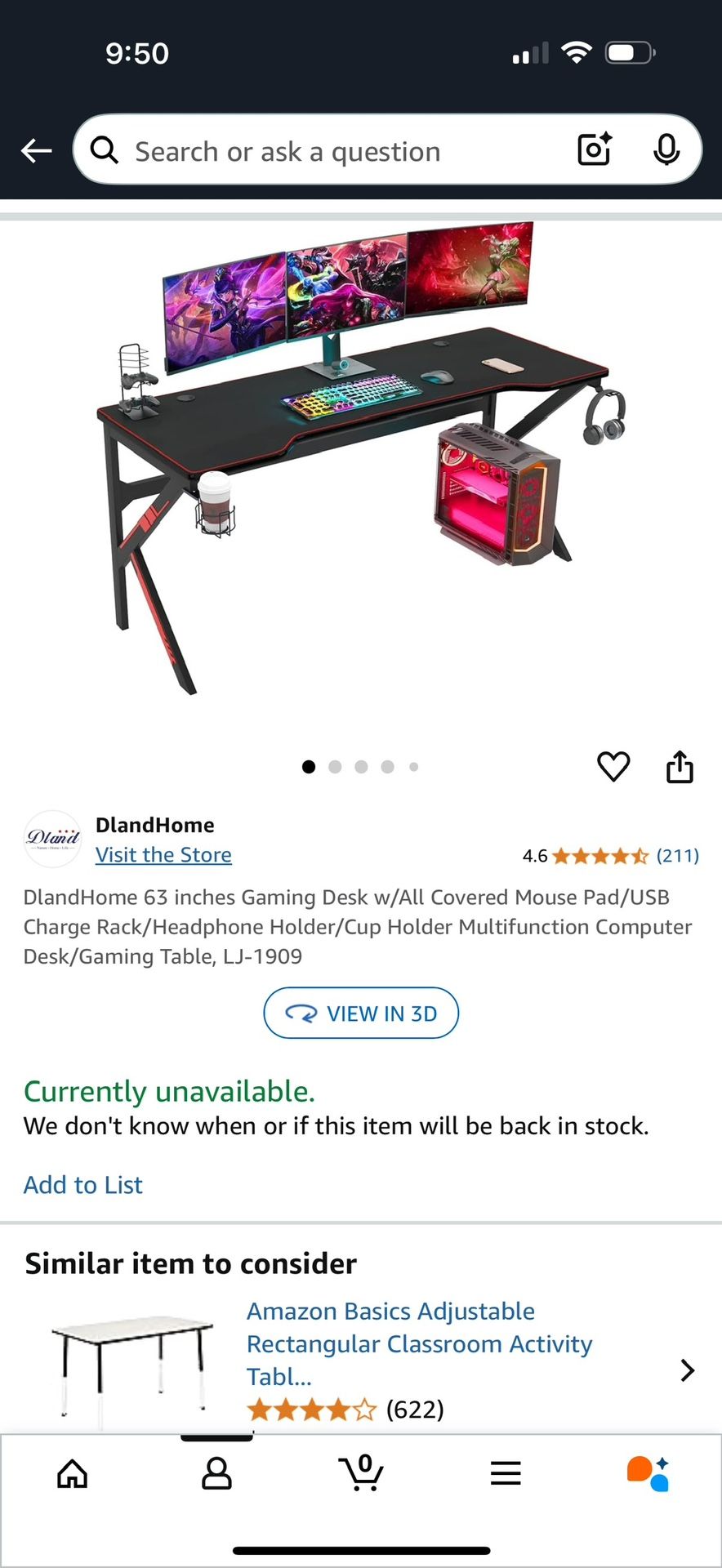 Gaming Desk
