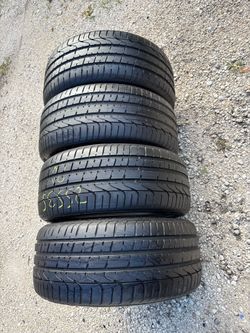 Set of 4 nice Pirelli P-zero 255/35/20 ( We install & balance)