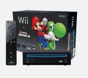 Brand new Mario Wii (black console)