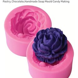 Flower Bloom Rose Shape Silicone Molds 