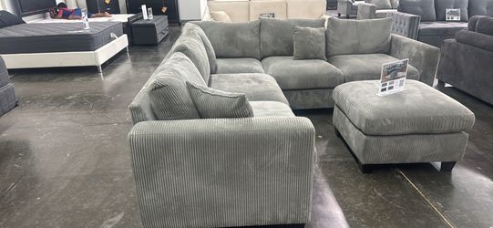 Corduroy couch new in. Box / firm price