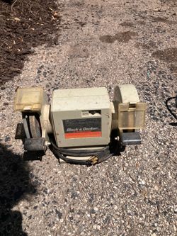 used vintage Black & Decker 5" Bench Grinder