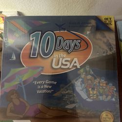 10 Days In the USA Strategy Board Game by Out Of The Box Games 2014 BRAND NEW! 