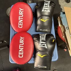 Boxing Gloves Focus Mitts 