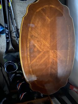 Nice Wooded Low Stand Table For Living Room 