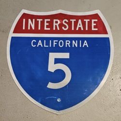 AUTHENTIC 5 FREEWAY SIGN