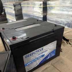 ⚡ Batería 12 Volt AGM 🔋 Ideal Para RV, Marina y Solar