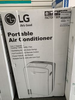 PORTABLE AIR CONDITIONER LG 10,000 BTU