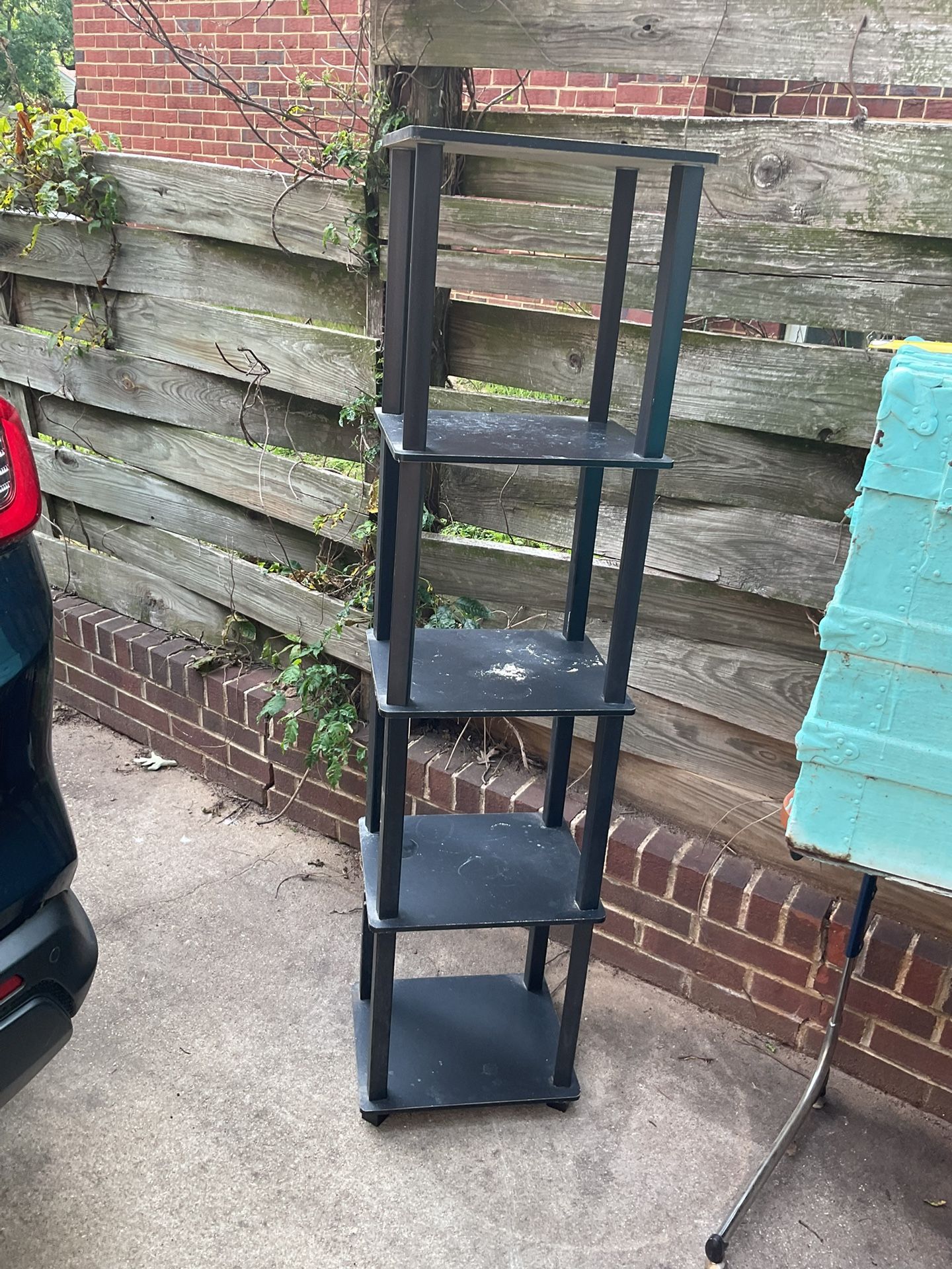 A Very Good Shelf With 5 Shelves (58” High X 14” Long X 12” Wide) ( NO SHIPPING) Needs A Little Cleaning 