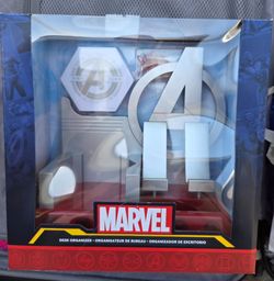 Disney Parks Marvel Avengers Desk Organizer with Box and Pen Holder