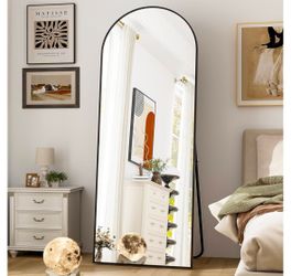 Full Length Mirror, 63" x 24" Floor Standing Mirror Full Length