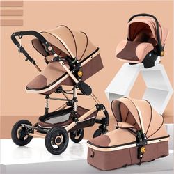 2 In One Baby Stroller, Convertible Bassinet Push Chair