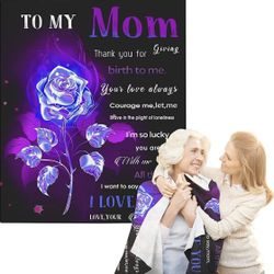 regalo perfecto manta de franela suave para mama / perfect gift soft flannel blanket for mom