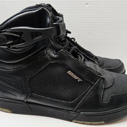 Shift Kicker Street Motorcycle Shoes Black Man's Size 9