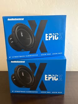8” subwoofers