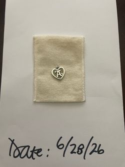 James Avery Heart Script Initial Charm - Letter “A”