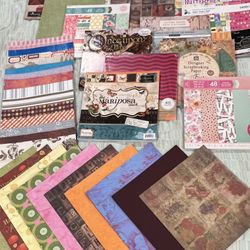 12x12 Inch Scrapbooking Paper Variety Lot of Approx 750 Acid Free Sheets (30 Lbs)