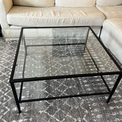 Square Glass Coffee Table 