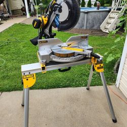 Dewalt Compound Miter Chop Saw And Stand #dw716