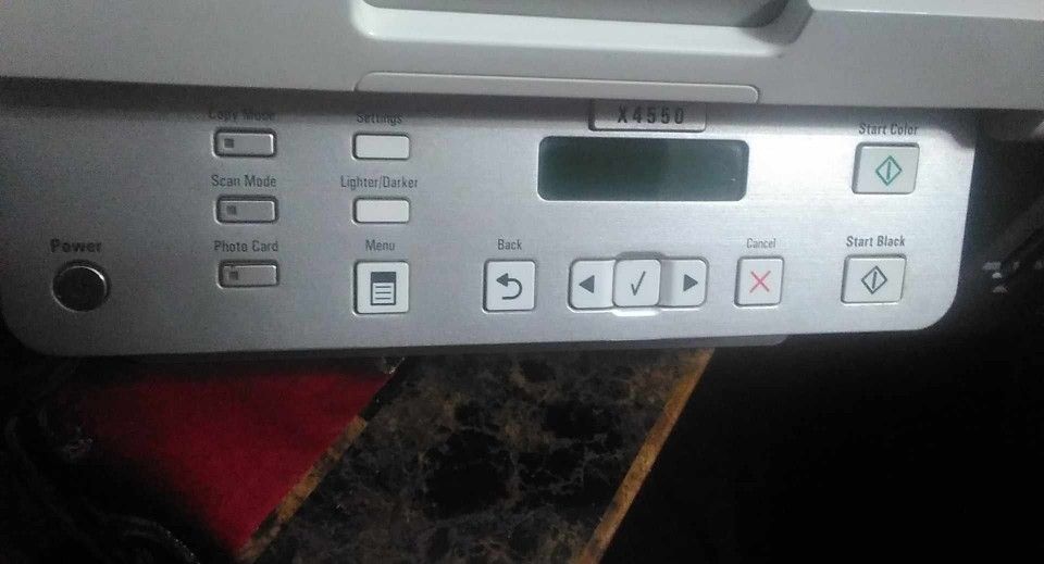 Lexmark X4550 All In One Wireless Inkjet Printer