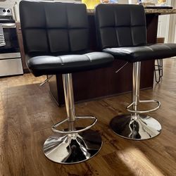 Modern Bar Stools  (pair) 
