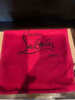 Red bottom cheetah print heels size 8