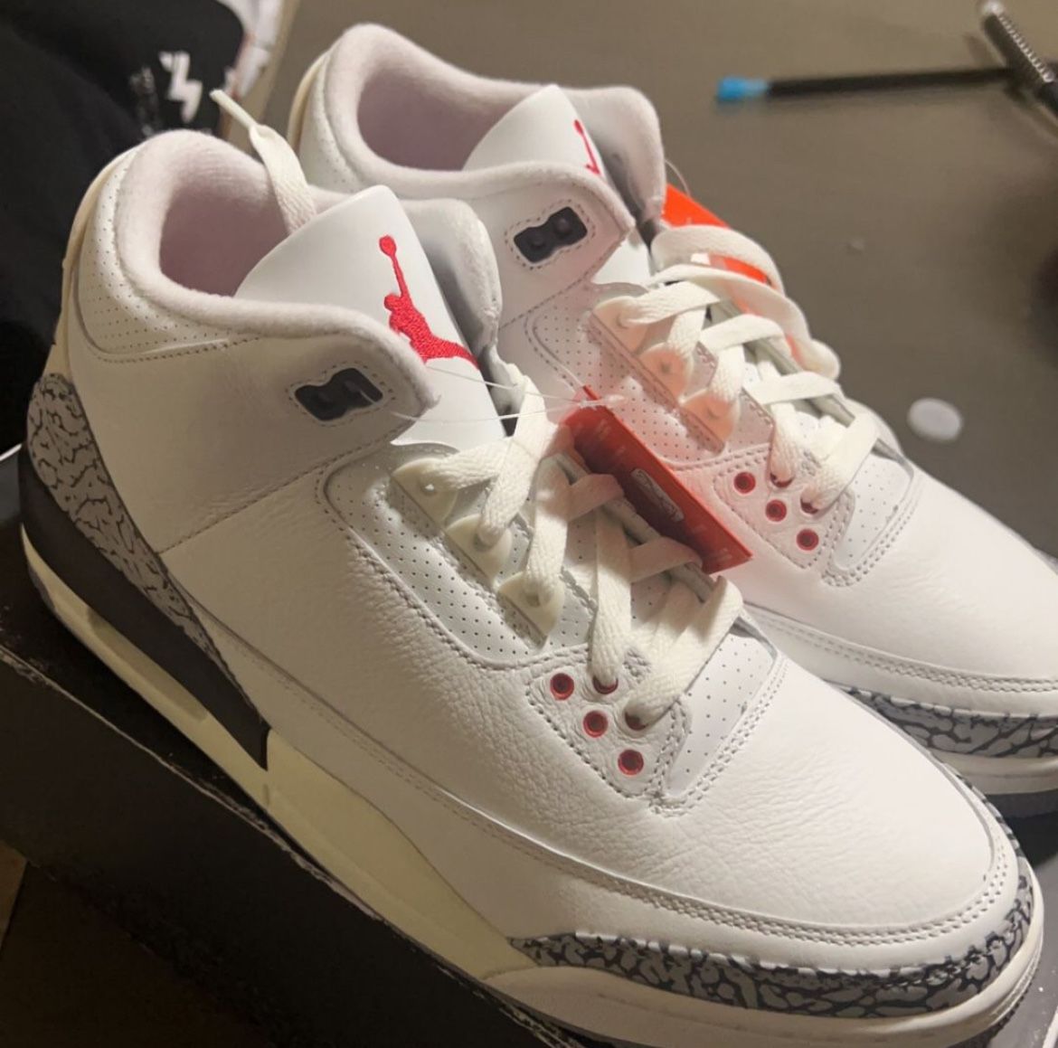 Jordan 3 White Cement 