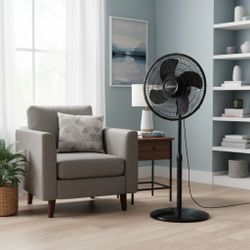 Lasko 16" Oscillating Pedestal Fan with Adjustable Height and Tilt-Back Head