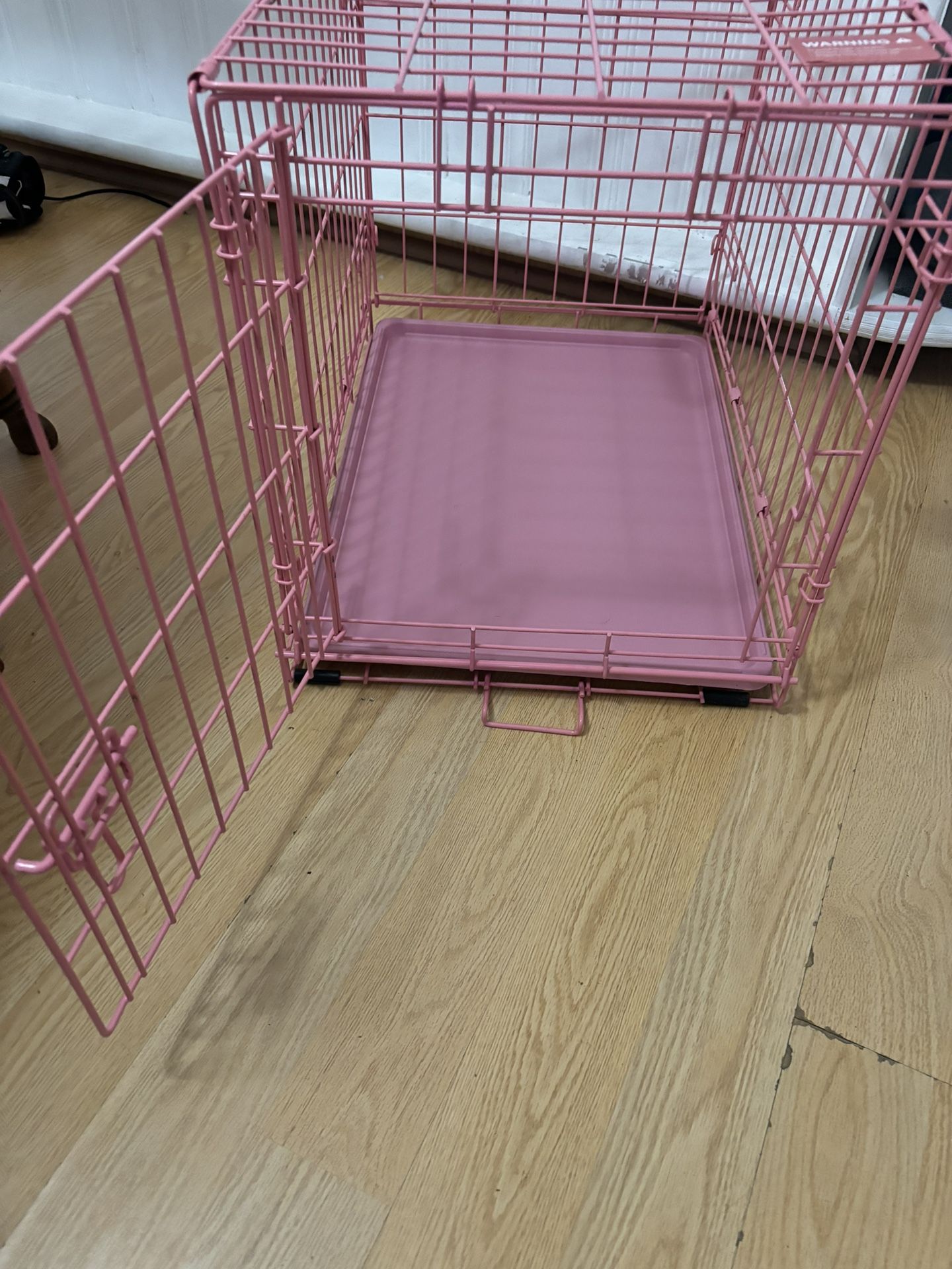 Dog Crate, Pillow And Training Grass
