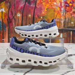 "LIKE NEW" On Running Cloudmonster Mist Blueberry Size 7 Women's