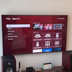TCL 65 Inch 4K QLED HDR Roku smart TV 