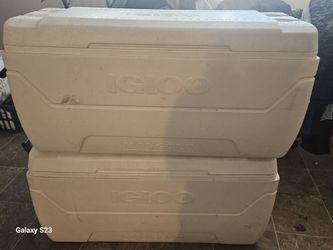 Large White Igloo Coolers