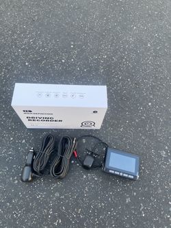 Front and Rear 4K/1080P Dash Camera with 32GB SD Card