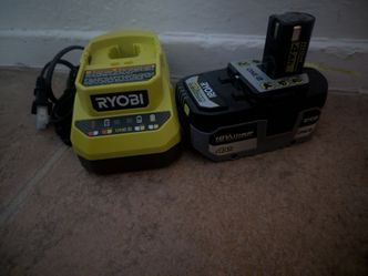 Ryobi Battery and Charger