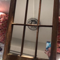 antique window mirror