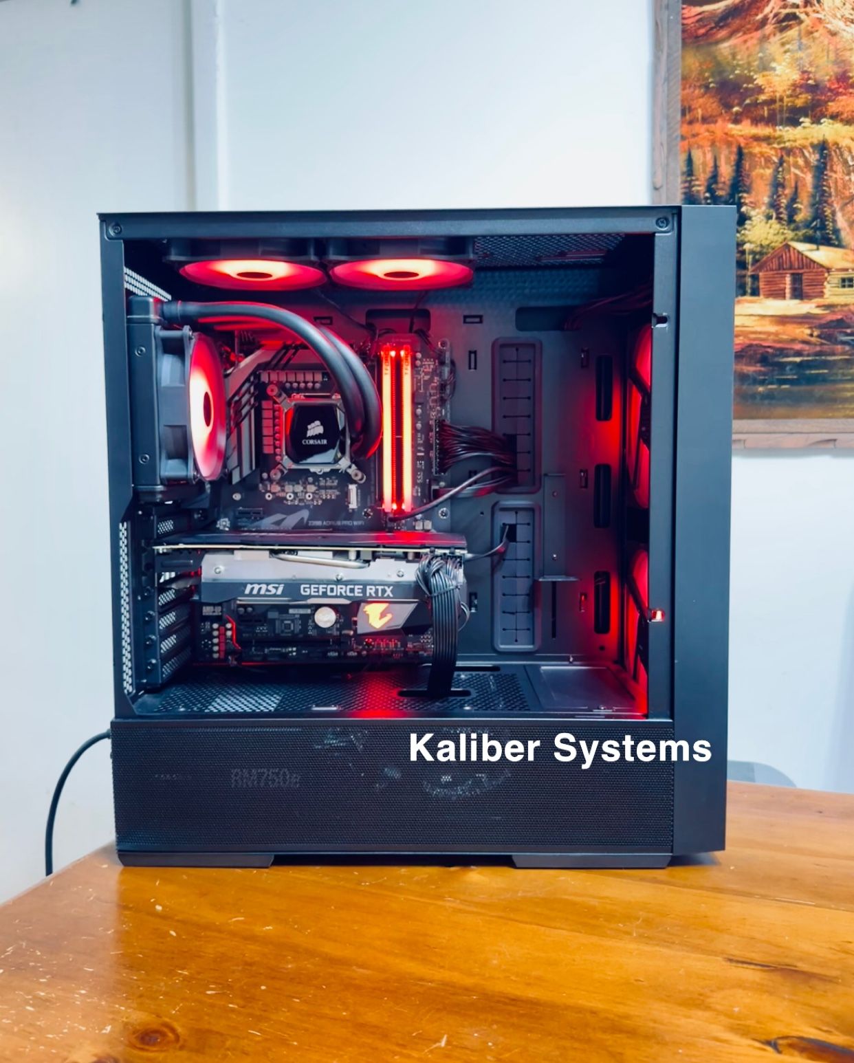 Custom Gaming Computer with Intel i7 9700F, 2080 RTX Super, 1TB SSD