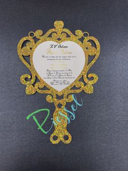 Princess Mirror Invitation/ Invitacion Espejo