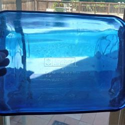 Vintage Cobalt Blue Casserole Dish