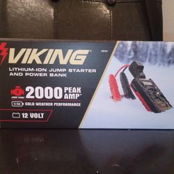 Viking Lithium Ion Jump Starter And Power Bank