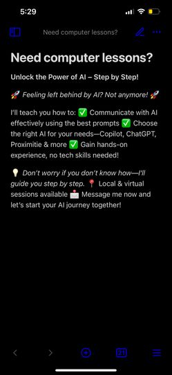 Need Help Using Ai?