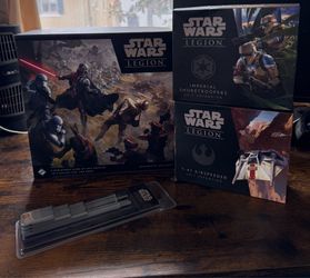 Star Wars Legion Core Set and 2 Expansions